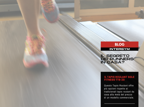 Il segreto dei Runners in casa? Il Tapis Roulant Sole Fitness TT8-20