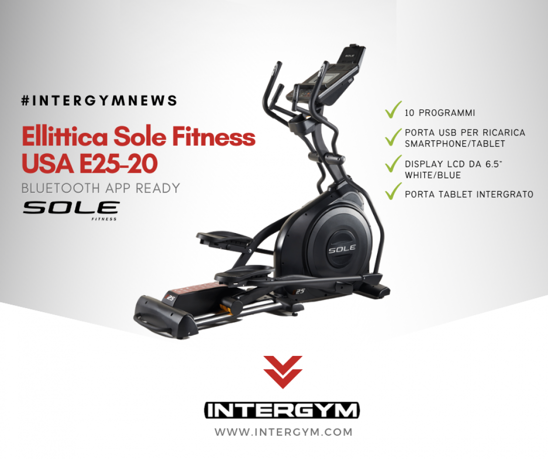 Ellittica Sole Fitness USA E25-20