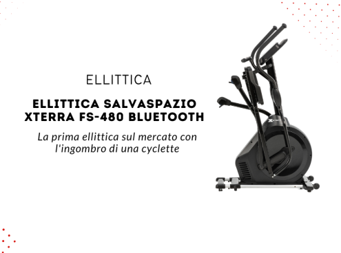 XTERRA FS-480: la prima ellittica che occupa lo spazio di una cyclette