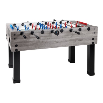 Calciobalilla G-500 rovere grigio con aste rientranti