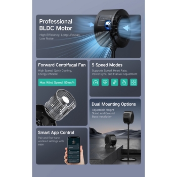 CYCPLUS Intelligent High Power Fan