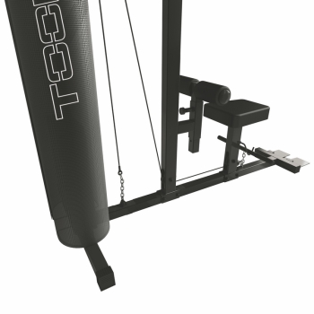 Lat machine con pulley basso - pacco pesi in acciaio 90 kg