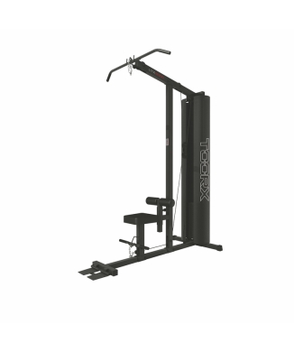 Lat machine con pulley basso - pacco pesi in acciaio 90 kg