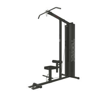 Lat machine con pulley basso - pacco pesi in acciaio 90 kg