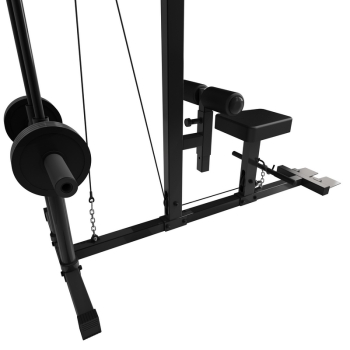 Lat machine con pulley basso a caricamento dischi