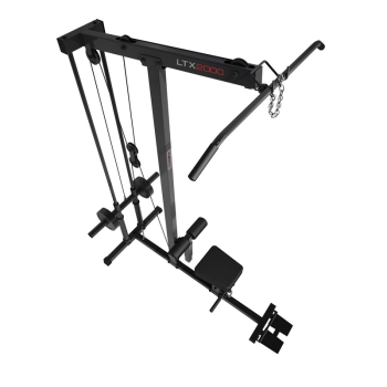 Lat machine con pulley basso a caricamento dischi