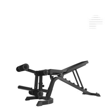 Panca piana e inclinabile multiuso WBX-220 MULTIFIT con leg extension