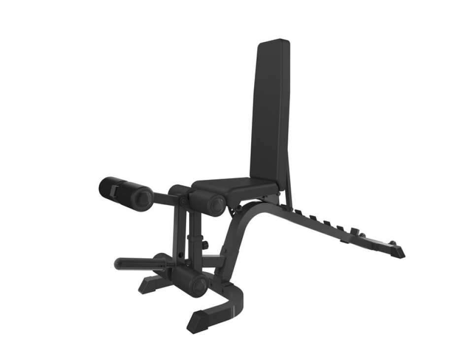 Panca piana e inclinabile multiuso WBX-220 MULTIFIT con leg extension