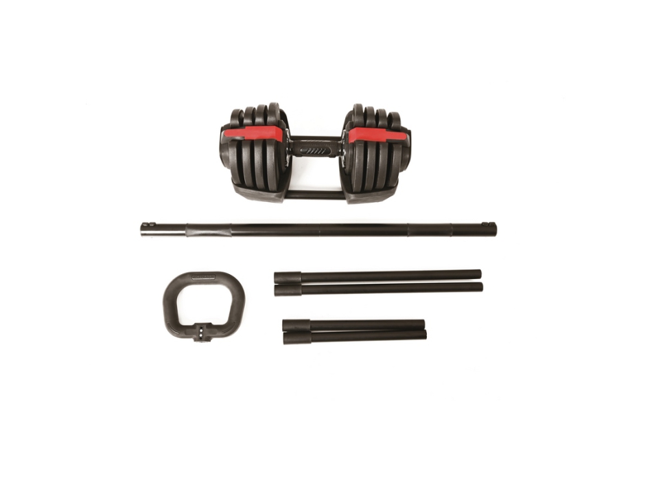 Manubrio Regolabile BalanceFrom 4 In 1 - 23 Pezzi, 60 Libbre, Per Palestra Domestica