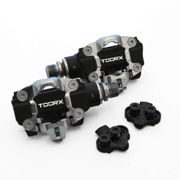 SET TX-POWER coppia power meter pedals SPD System e computer d’allenamento per indoor cycling / fascia cardio inclusa