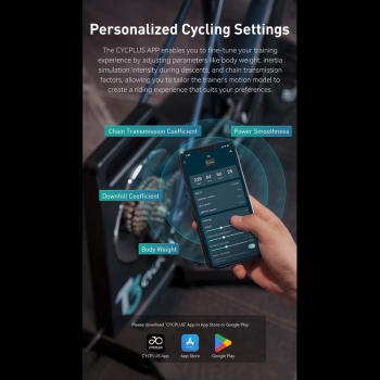 Smart Bike Trainer CYCPLUS T3 | 11 Speed | 2800 Watt | 110 Nm Torque