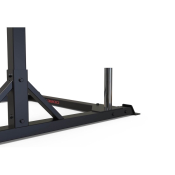 Squat stand WLX-3200 con 6 barre in acciaio per elastici