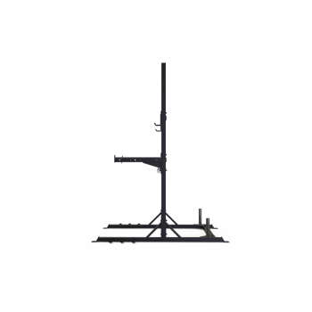 Squat stand WLX-3200 con 6 barre in acciaio per elastici