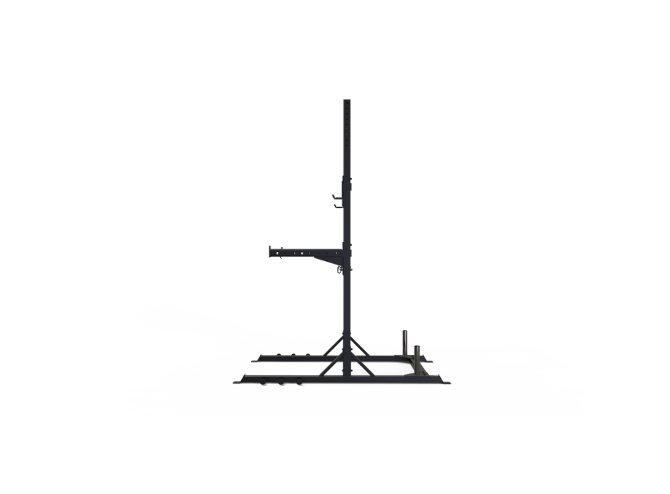 Squat stand WLX-3200 con 6 barre in acciaio per elastici