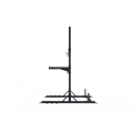 Squat stand WLX-3200 con 6 barre in acciaio per elastici