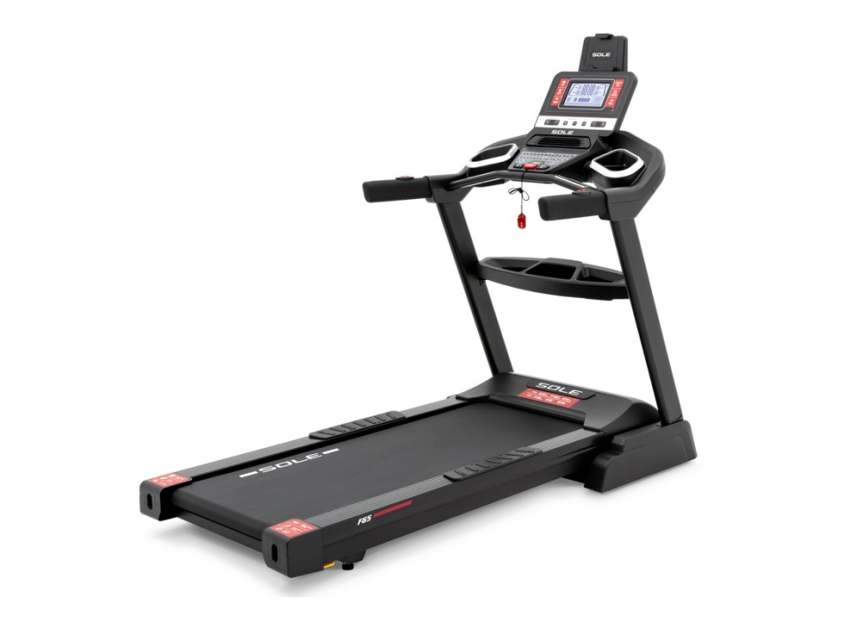 Tapis Roulant Sole Fitness F65-24 Bluetooth 3.0/4.5 HP 20km/h 585x1525 APP ready 