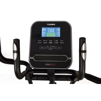 Toorx ERX-650 HRC a volano anteriore elettromagnetica con pedane regolabili in inclinazione e ricevitore wireless- APP Ready 3.0 